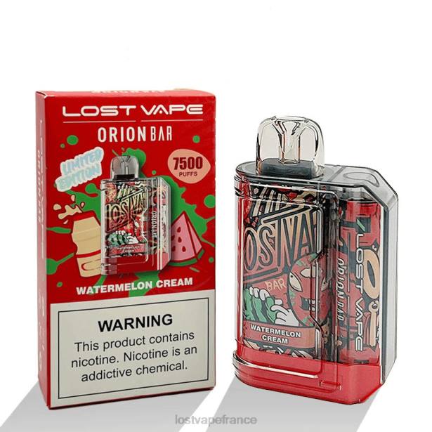 Lost Vape Price - Lost Vape Orion barre jetable | 7500 bouffées | 18 ml | 50 mg crème de pastèque 2F6699